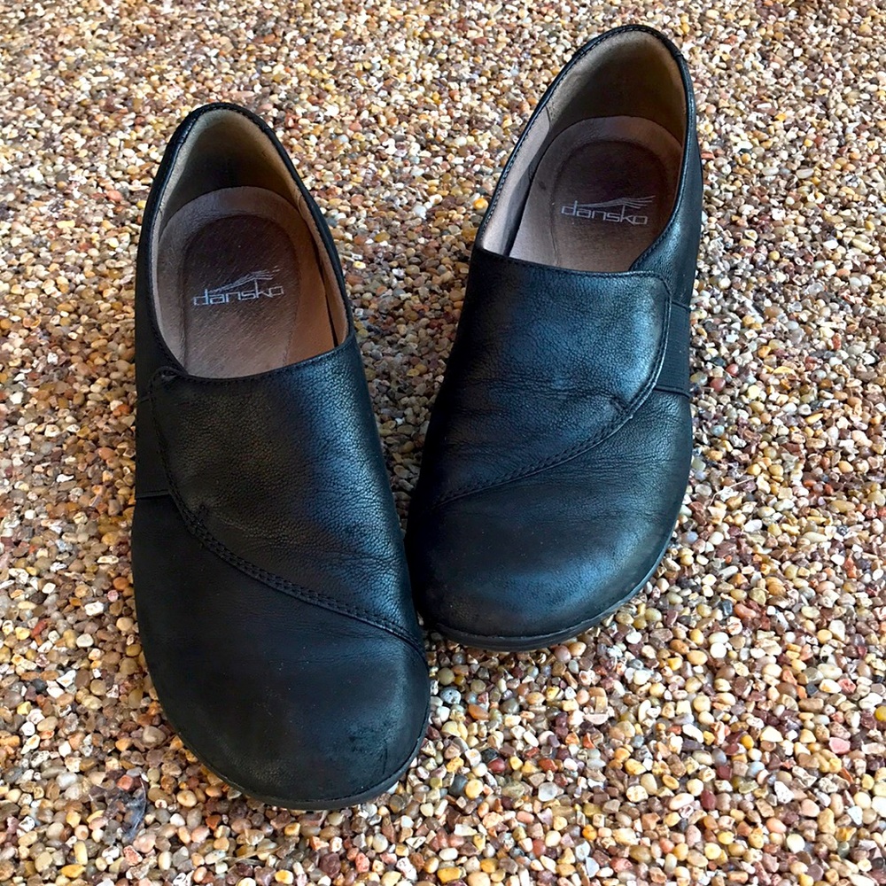 Dansko Fae Burnished Nubuck, Black, EU 39